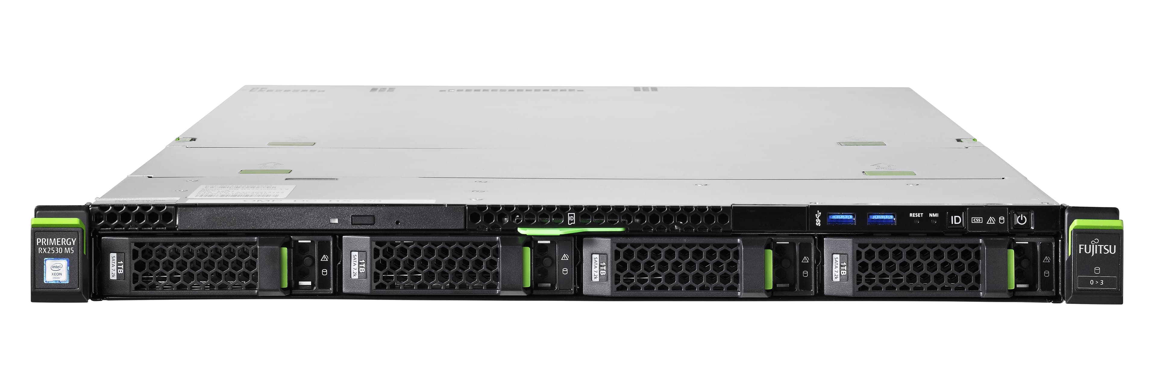 Fujitsu Primergy RX2530 M5 Intel® C624 Rack (1U) Black