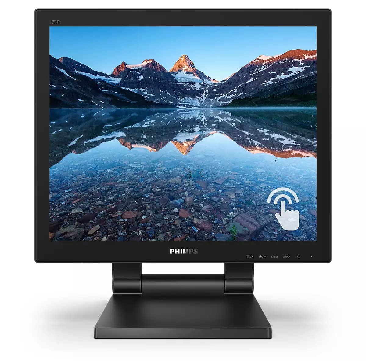 Philips 172B9T/00 computer monitor 43.2 cm (17") 1280 x 1024 pixels SXGA LCD Touchscreen Capacitive Black