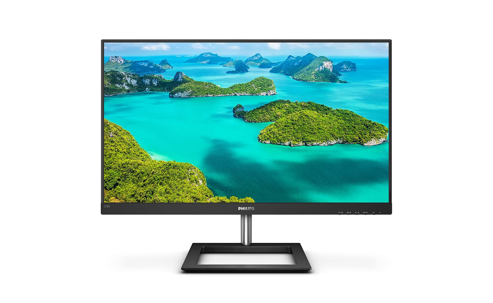 Philips E Line 278E1A computer monitor 68.6 cm (27") 3840 x 2160 pixels 4K Ultra HD LED Black