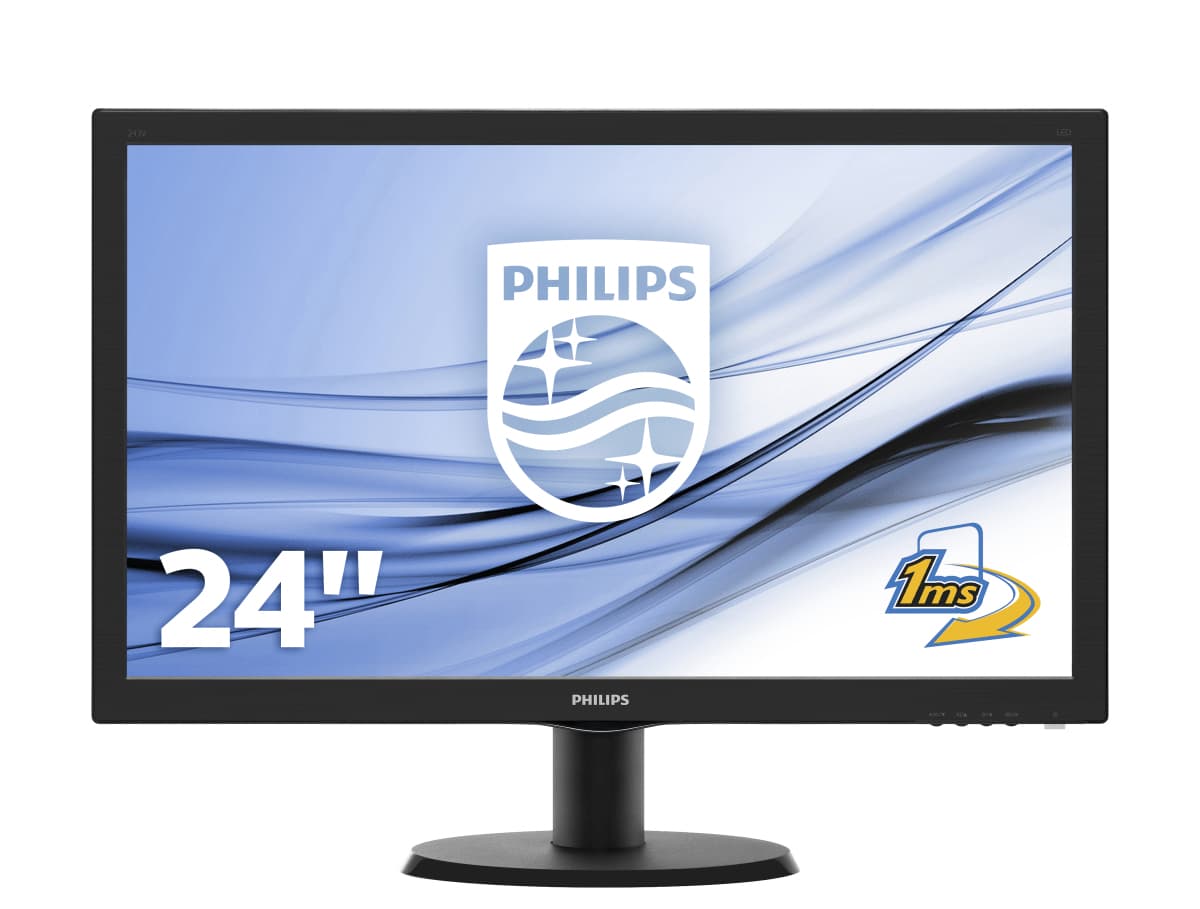 Philips V Line LCD monitor with SmartControl Lite 243V5LHAB/00
