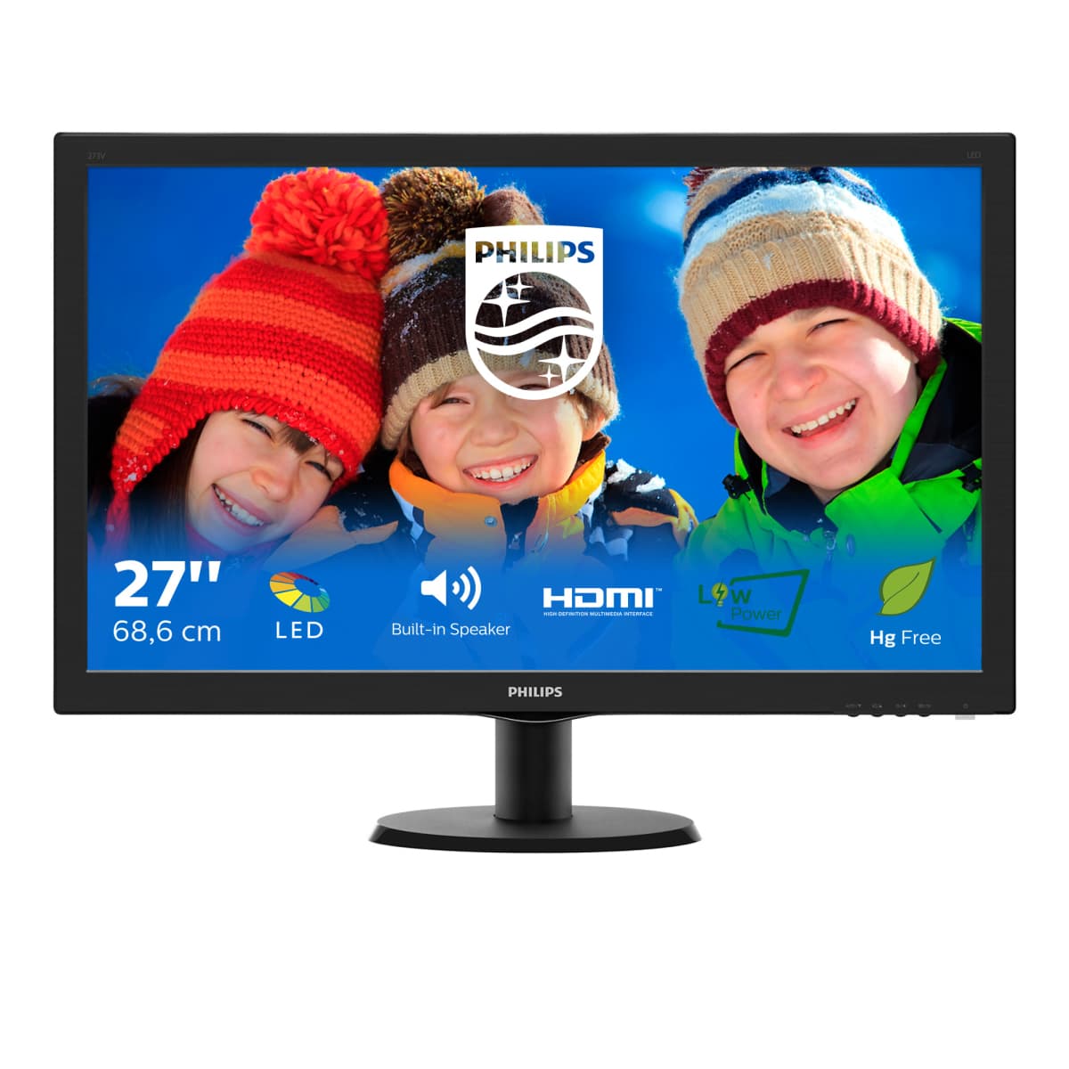 Philips V Line LCD monitor with SmartControl Lite 273V5LHAB/00
