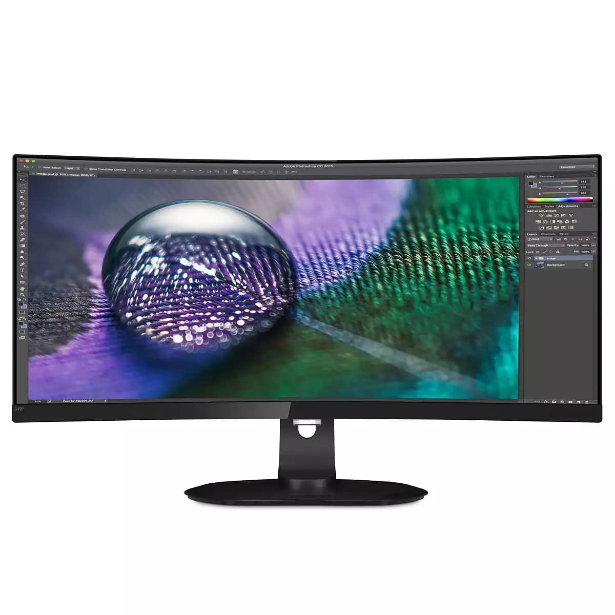 Philips P Line Curved UltraWide display with USB-C dock 349P7FUBEB/00