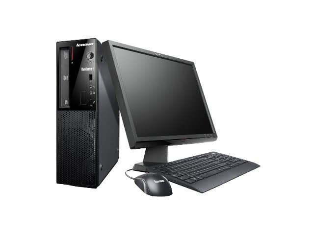 Lenovo ThinkCentre Edge 71 + ThinkVision LT1952p Intel® Pentium® G850 2 GB DDR3-SDRAM 500 GB Windows 7 Professional SFF PC Black