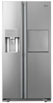 LG GW-P2422NS side-by-side refrigerator Freestanding Stainless steel