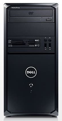 DELL Vostro 260 Intel® Core™ i3 i3-2120 6 GB DDR3-SDRAM 1 TB Windows 7 Professional Mini Tower PC Black