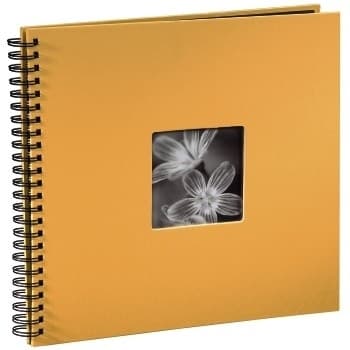 Hama "Fine Art" Spiral Album, orange, 34x32/50 photo album 10 x 15, 13 x 18
