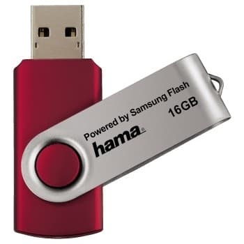 Hama "Rotate Pro" FlashPen USB flash drive 16 GB USB Type-A 2.0 Red