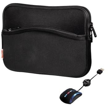 Hama Starter Kit for Mini Notebooks 25.9 cm (10.2") Sleeve case Black