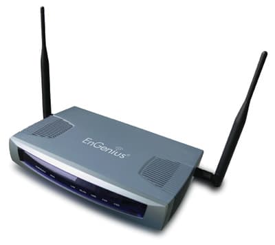EnGenius SP-688 Broadband 4-in-1 SOHO IAD wireless router Black, Silver