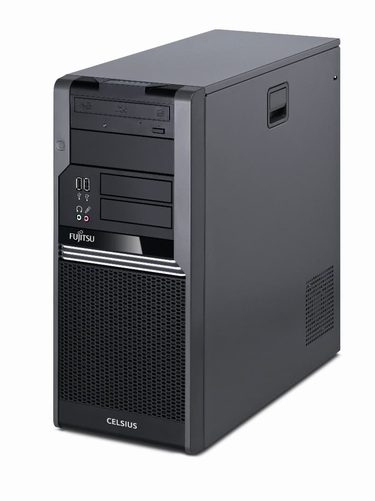Fujitsu CELSIUS W380 Intel® Core™ i5 i5-660 4 GB Windows 7 Professional Tower Workstation Black