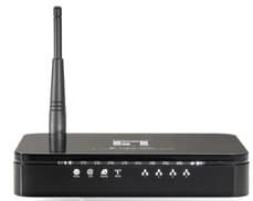 LevelOne WBR-3601 wireless router Black