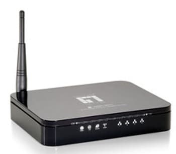 LevelOne WBR-3601B wireless router Black