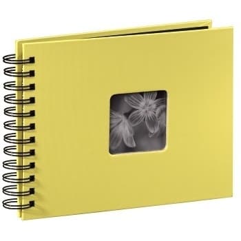 Hama "Fine Art" Spiral Album, yellow, 22x17/50 photo album 10 x 15, 13 x 18