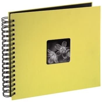 Hama "Fine Art" Spiral Album, yellow, 26x24/50 photo album 10 x 15, 13 x 18