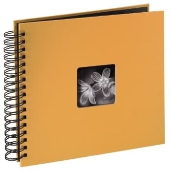 Hama "Fine Art" Spiral Album, orange, 26x24/50 photo album 10 x 15, 13 x 18