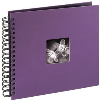 Hama "Fine Art" Spiral Album, purple, 26x24/50 photo album 100 sheets 10 x 15, 13 x 18